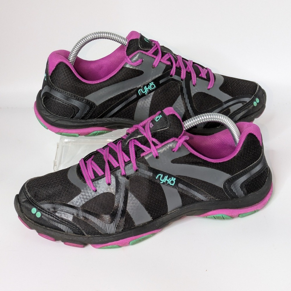 Ryka Influence Women's Size 9M Black Pink Training Fitness Sneakers Shoes